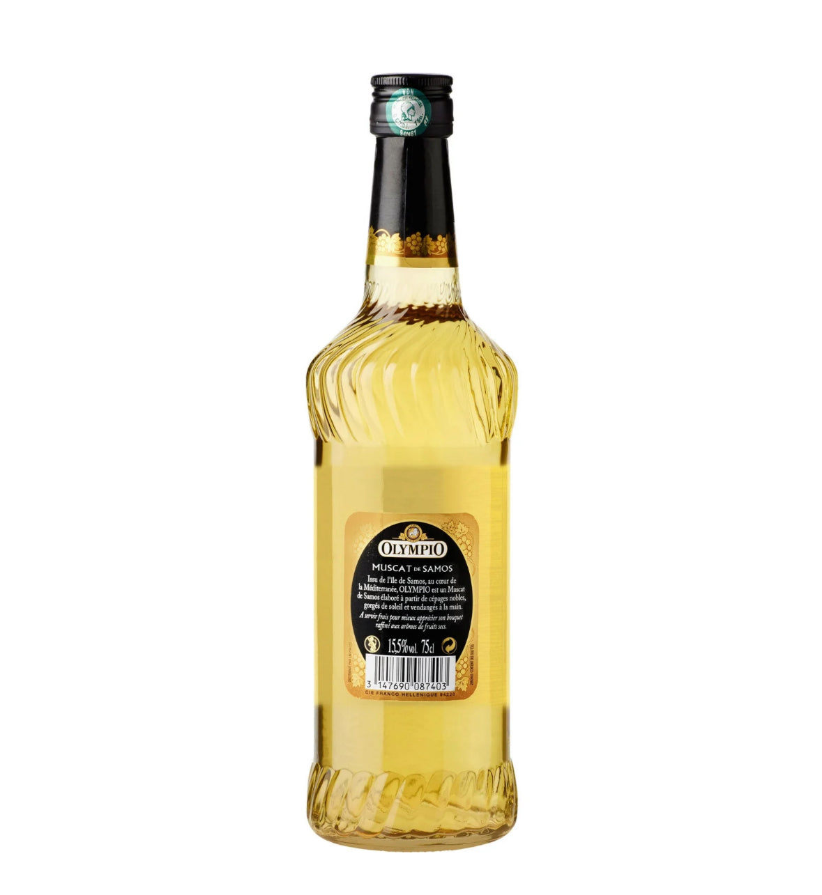 Vin liquoreux apéritif : Muscat de Samos Grand Cru
