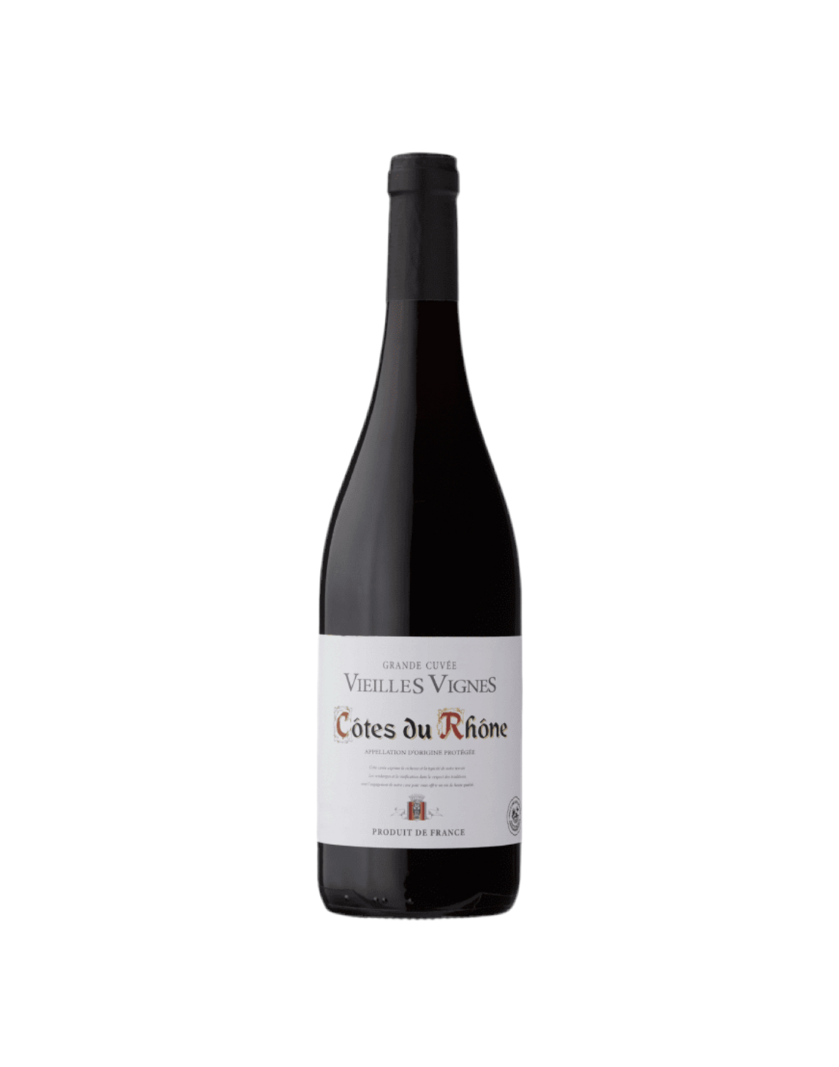 Vin rouge : Côtes-du-Rhône Vieilles